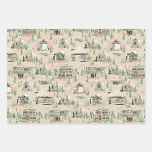 Muster für Derry Locations Geschenkpapier Set (Vorderseite 2)