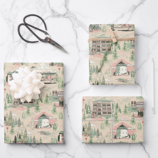 Muster für Derry Locations Geschenkpapier Set (Vorderseite)