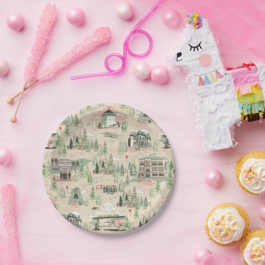 Muster für Derry Locations Pappteller (Party)