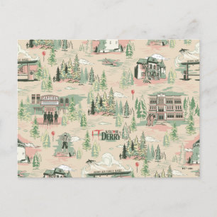 Muster für Derry Locations Postkarte