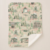 Muster für Derry Locations Sherpadecke (Vorderseite)