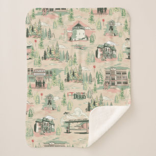 Muster für Derry Locations Sherpadecke