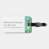 Muster für Dexter-Laborversuche Gepäckanhänger (Rückseite horizontal)