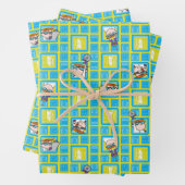 Muster für Dexter-Laborversuche Geschenkpapier Set (Beispiel)
