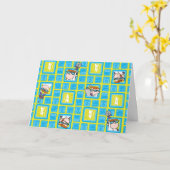 Muster für Dexter-Laborversuche Karte (Gelbe Blume)