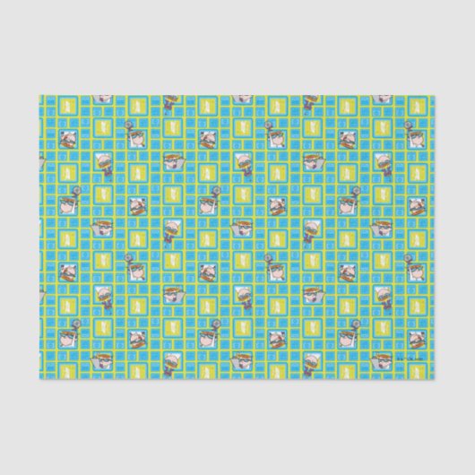 Muster für Dexter-Laborversuche Seidenpapier (Vorderseite)