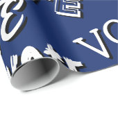 Muster für die Abstimmung Schriftart Geschenkpapier (Rolleneckpunkt)