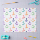 Muster für die Anker des Schiffes Seidenpapier (Basteln)