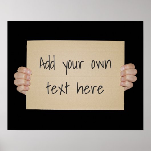 Muster für die Anzeigenwerbung Poster (Vorne)