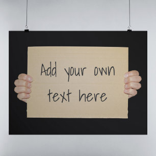 Muster für die Anzeigenwerbung Poster