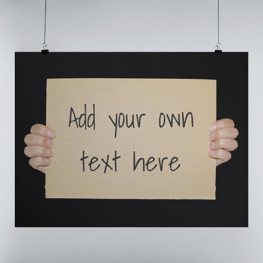 Muster für die Anzeigenwerbung Poster