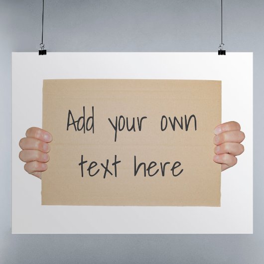 Muster für die Anzeigenwerbung Poster