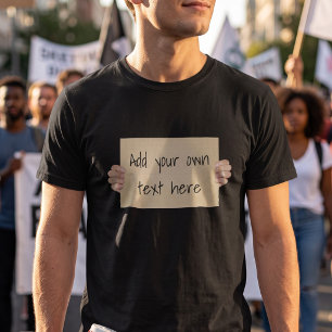 Muster für die Anzeigenwerbung T-Shirt