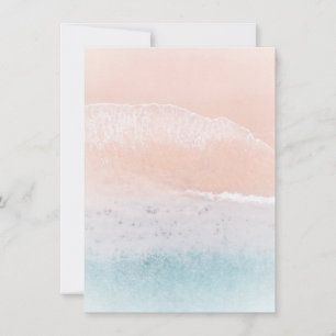 Muster für die benutzerdefinierte Form von Strand  Mitteilungskarte