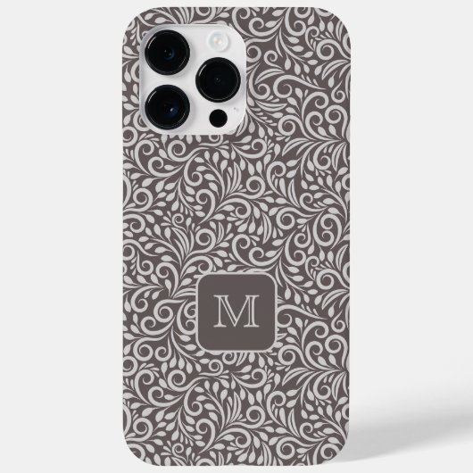 Muster für die benutzerdefinierte Monogramm-Flurle Case-Mate iPhone Hülle (Rückseite)