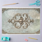 Muster für die beschädigte Wirkung des französisch Seidenpapier (Basteln)