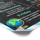 Muster für die Beurteilung des Lehrpersonals Poster (Ecke)