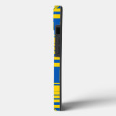 Muster für die blaue und gelbe Farblinie Case-Mate iPhone Hülle (Rückseite / Links)