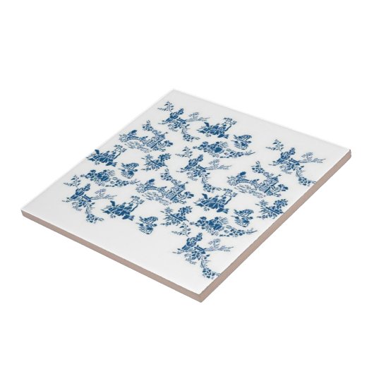 Muster für die blaue und weiße China Nr. 102A Fliese (Seite)