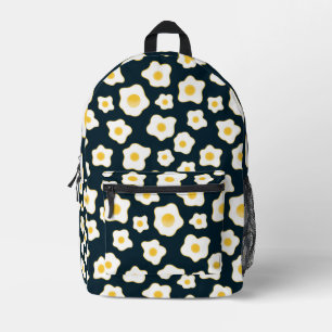 Muster für die Blume niedlich frittierter Eier Bedruckter Rucksack