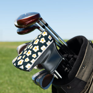 Muster für die Blume niedlich frittierter Eier Golf Headcover