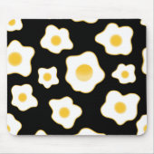 Muster für die Blume niedlich frittierter Eier Mousepad (Vorne)