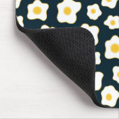 Muster für die Blume niedlich frittierter Eier Mousepad (Ecke)