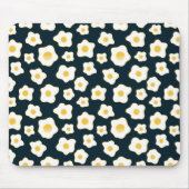 Muster für die Blume niedlich frittierter Eier Mousepad (Vorne)