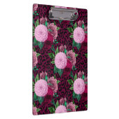 Muster für die Blume von Leopard Klemmbrett (Rechts)