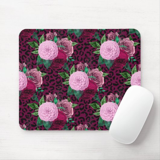 Muster für die Blume von Leopard Mousepad (Mit Mouse)