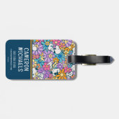 Muster für die Blume von Snoopy und Holz Gepäckanhänger (Rückseite horizontal)