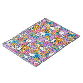 Muster für die Blume von Snoopy und Holz Notizblock (Linke Seite)