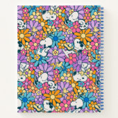 Muster für die Blume von Snoopy und Holz Notizblock (Rückseite)