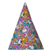 Muster für die Blume von Snoopy und Holz Partyhütchen (Rechts)