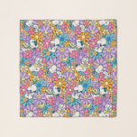 Muster für die Blume von Snoopy und Holz Schal<br><div class="desc">Karo aus diesem rauschigen Erdnussmuster mit Snoopy und Woodstock.</div>