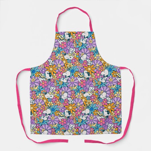 Muster für die Blume von Snoopy und Holz Schürze (Vorderseite)