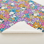 Muster für die Blume von Snoopy und Holz Sherpadecke (3/4)