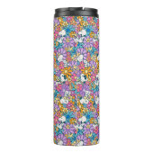 Muster für die Blume von Snoopy und Holz Thermosbecher (Rückseite)