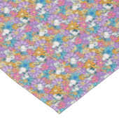 Muster für die Blume von Snoopy und Holz Tischdecke (Schrägansicht)