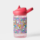 Muster für die Blume von Snoopy und Holz Trinkflasche (Links)