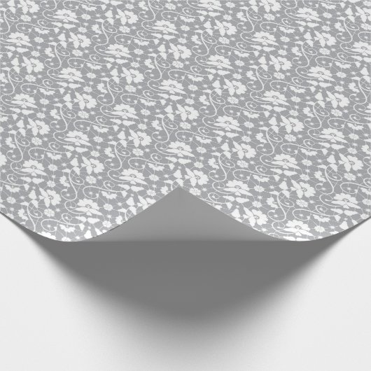 Muster für die Blumenspitze Geschenkpapier (Ecke)