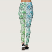 Muster für die Blumenspitze Leggings (Rückseite)