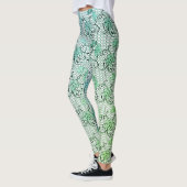 Muster für die Blumenspitze Leggings (Links)