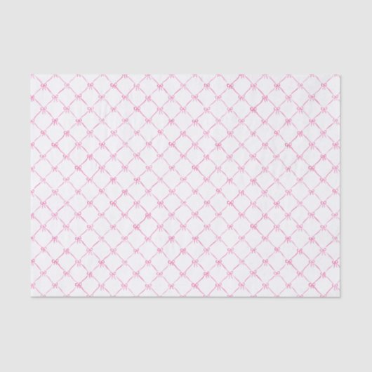 Muster für die bow-ähnliche Farbe des rosa Ribbon Seidenpapier (Vorderseite)