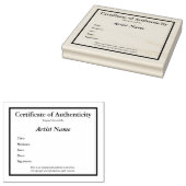 Muster für die Echtheitsbescheinigung Gummistempel (Stempel)