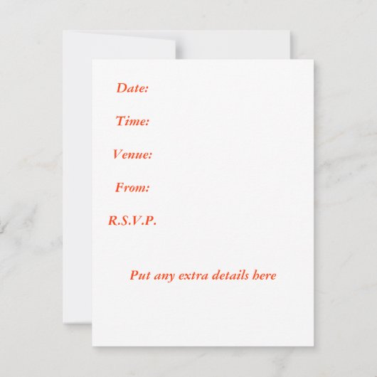 Muster für die Einladung von SGI (Rückseite)