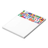 Muster für die Fahnen des SOCCER 2014 Notizblock (Rotiert)