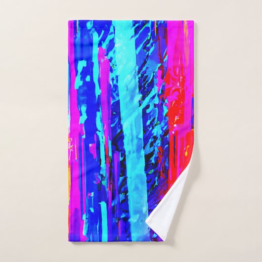 Muster für die Farbbearbeitung Badhandtuch Set (Handtuch)