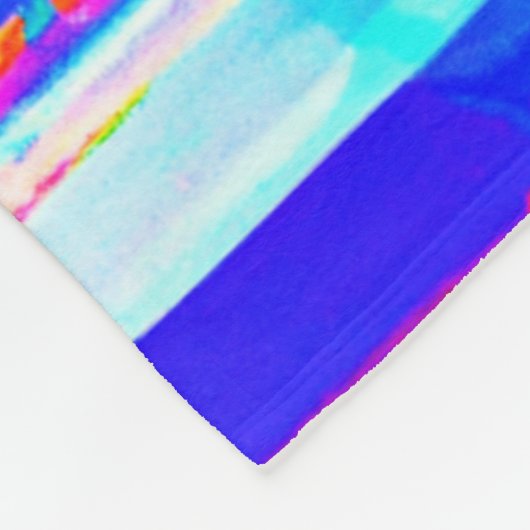 Muster für die Farbbearbeitung Fleecedecke (Ecke)