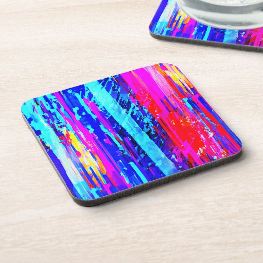 Muster für die Farbbearbeitung Getränkeuntersetzer (Linke Seite)